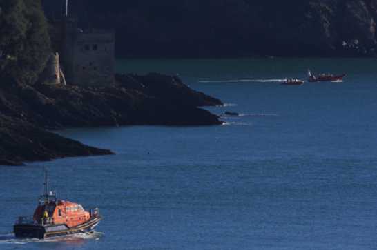 11 December 2022 - 10:57:07
The Salcombe lifeboat popped in and then joined both Dart Inshore Lifeboats for some training.
-------------------
Salcombe lifeboat departs.